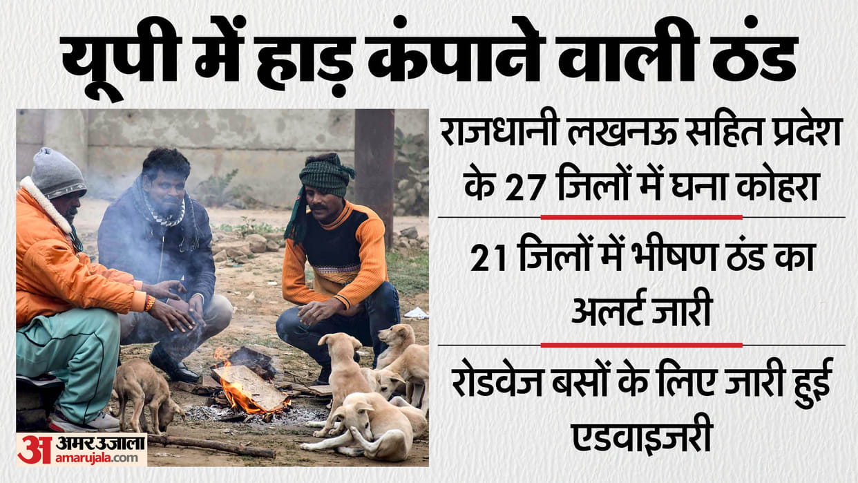 UP: Fog and melting snow affect 48 districts, government issues alert; school holidays extended until 27th