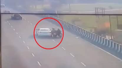 CCTV footage surfaces of Rs 85 lakh robbery on Highway in Hapur