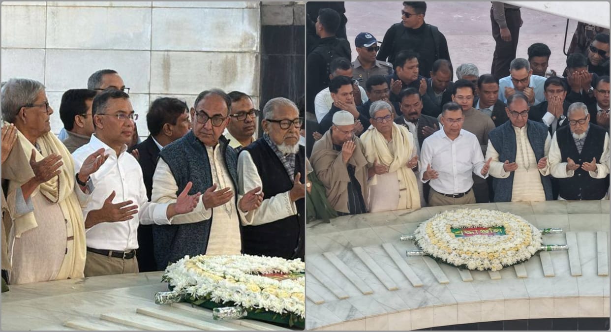 Bangladesh: Tarique Rahman prayed at his father's grave after 19 years, stand alone amid tight security, BNP