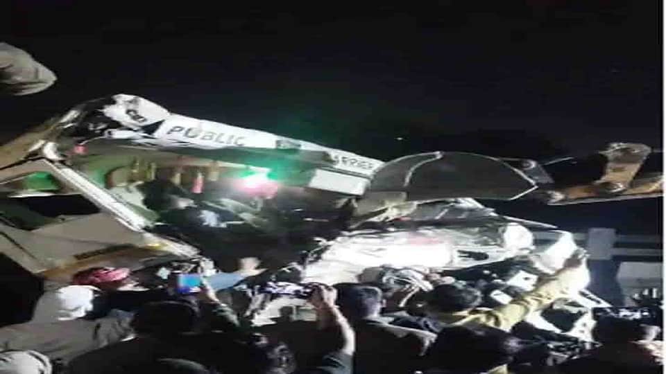 चालक की मौके पर ही मौत