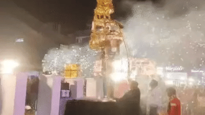 Indore News Vandalism at The Hub Food Street over Christmas tree, police investigation underway