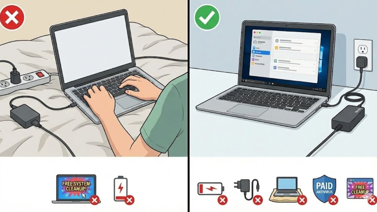 5 habits that damage your laptop and how to fix them