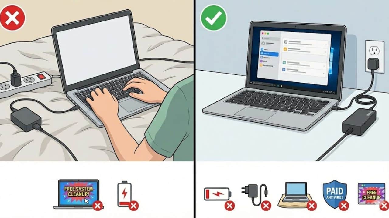 5 habits that damage your laptop and how to fix them