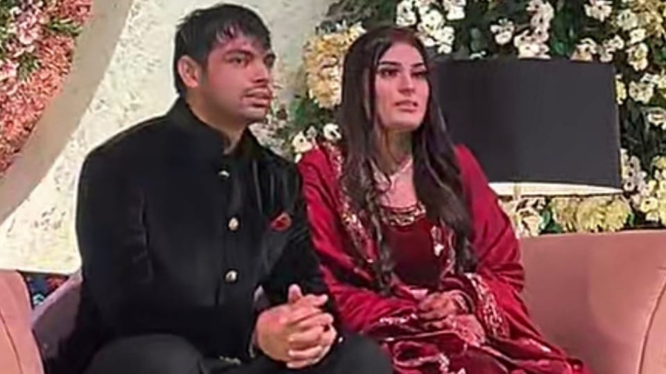 Olympian Neeraj Chopra wedding party held at Eden Jannat Hall Karnal see photos
