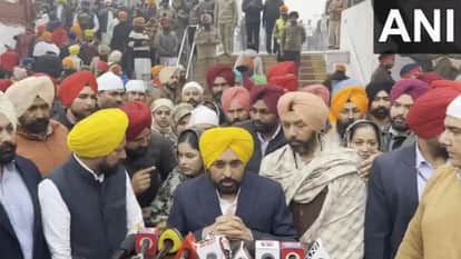CM Bhagwant Mann in shahidi sabha in fatehgarh Sahib