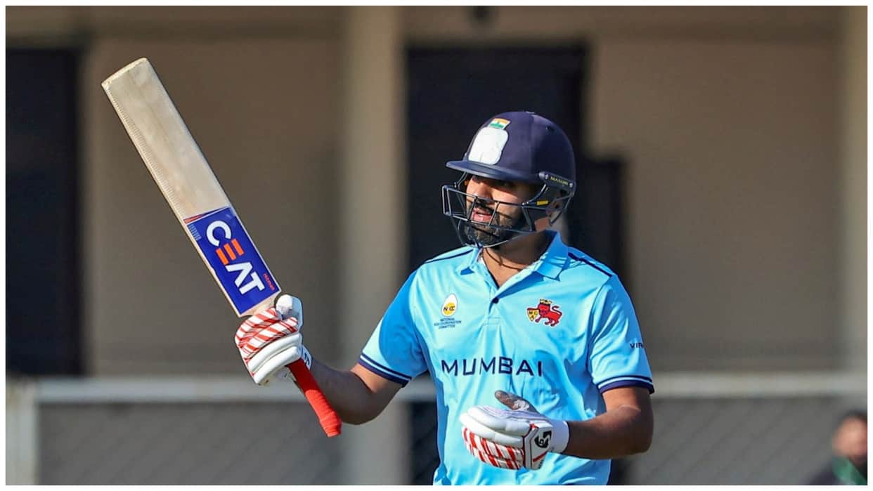Vijay Hazare Trophy: Rohit Sharma out for golden duck in Jaipur as disappointed fans leave stadium