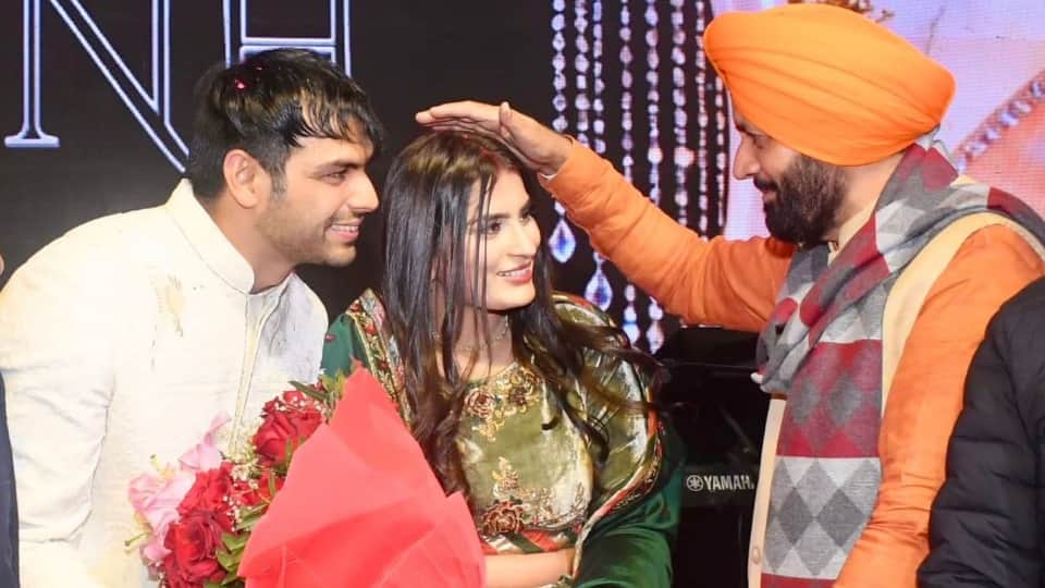 Olympian Neeraj Chopra wedding party held at Eden Jannat Hall Karnal see photos