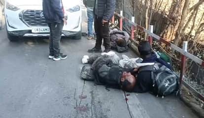 In the accident that occurred in Tallital, a policeman ran over people