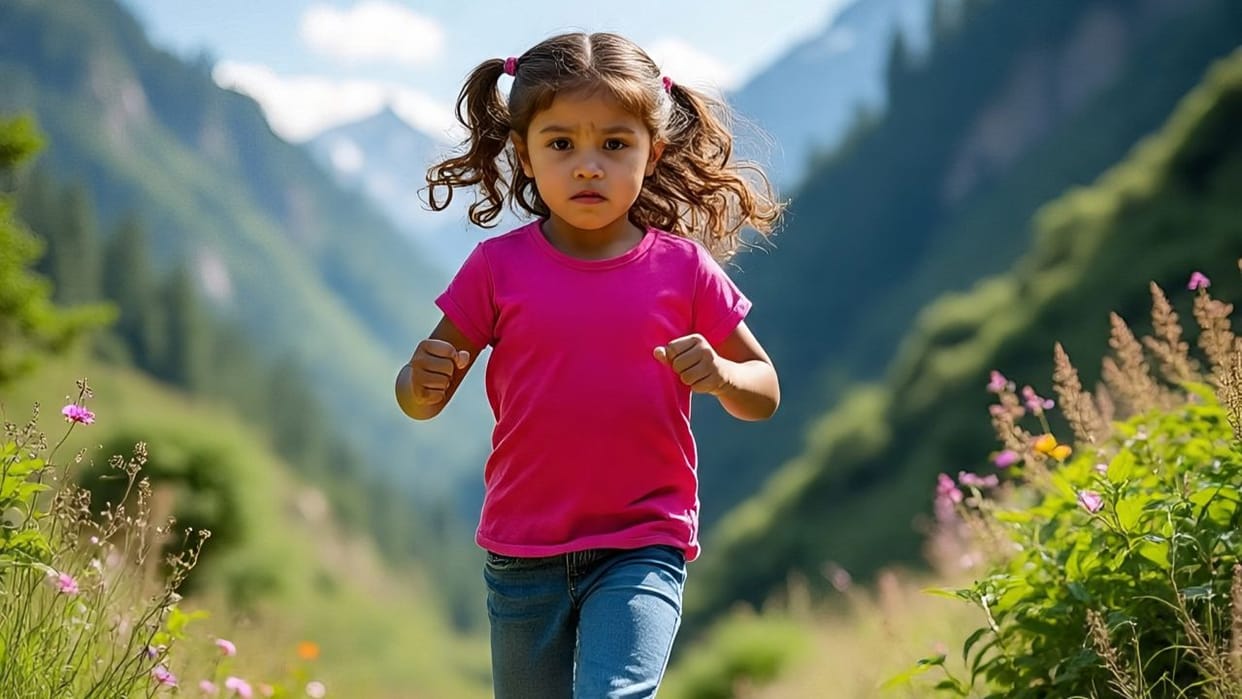 Hamirpur seven-year-old girl got upset and ran away from home after being refused permission to watch cartoons