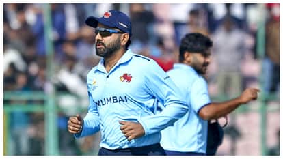 Vijay Hazare Trophy 2025-26 Rohit Sharma Reunites With  Dhawal Kulkarni video