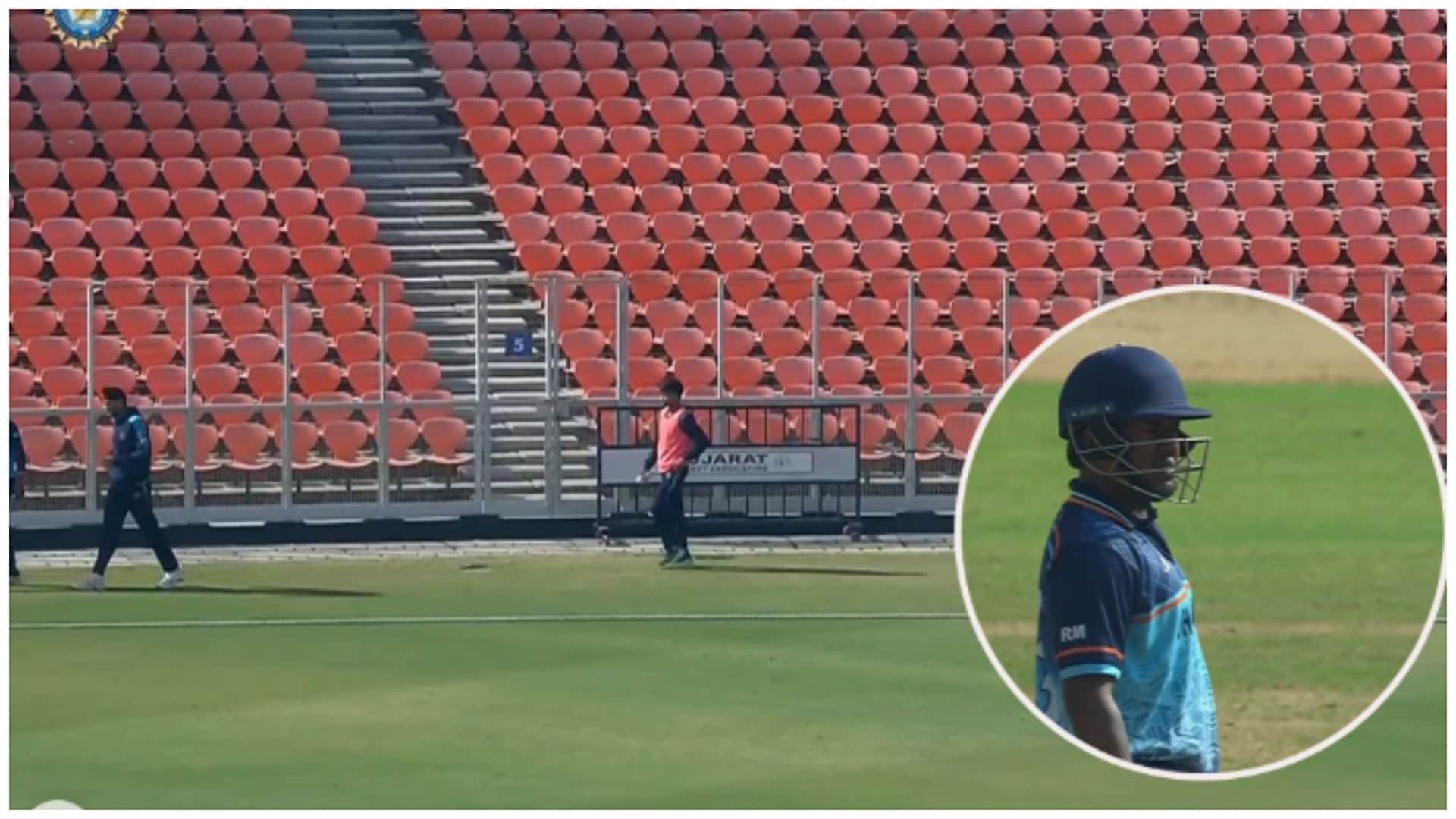 Vijay Hazare Trophy: Play halted in Ahmedabad after ball lost in empty stands during Jharkhand vs Rajasthan