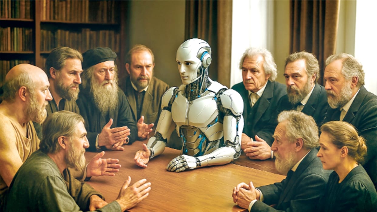 Given advancements in AI question is what will 2035 look like