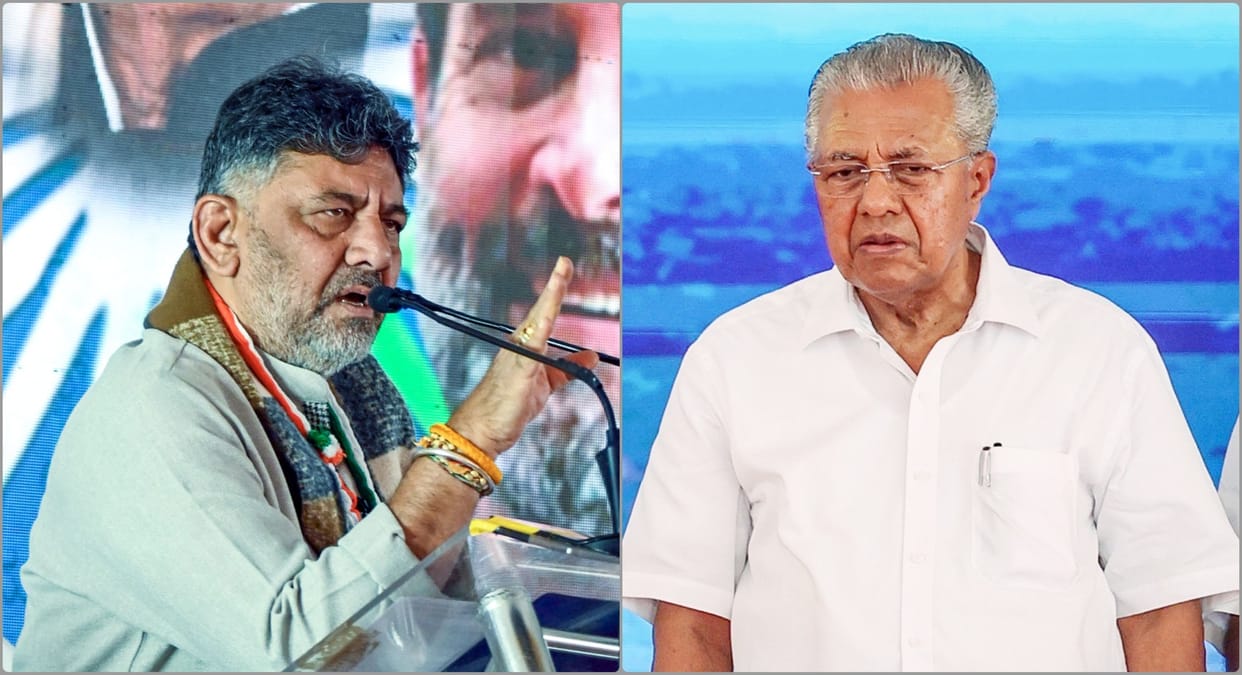Don’t interfere in our state’s affairs: Shivakumar tells Kerala CM Pinarayi Vijayan