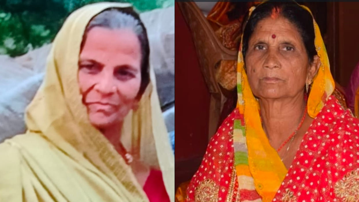 The younger sister suffered a heart attack in front of her older sister's dead body and died in Gorakhpur