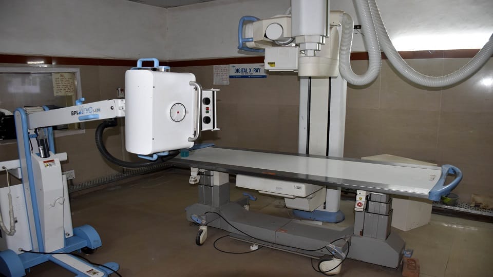 Condition of X-ray machine in Aligarh District Hospital