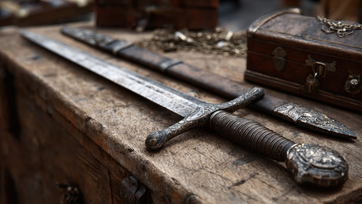 Medieval Weapons discovered polish lake lednica piast dynasty