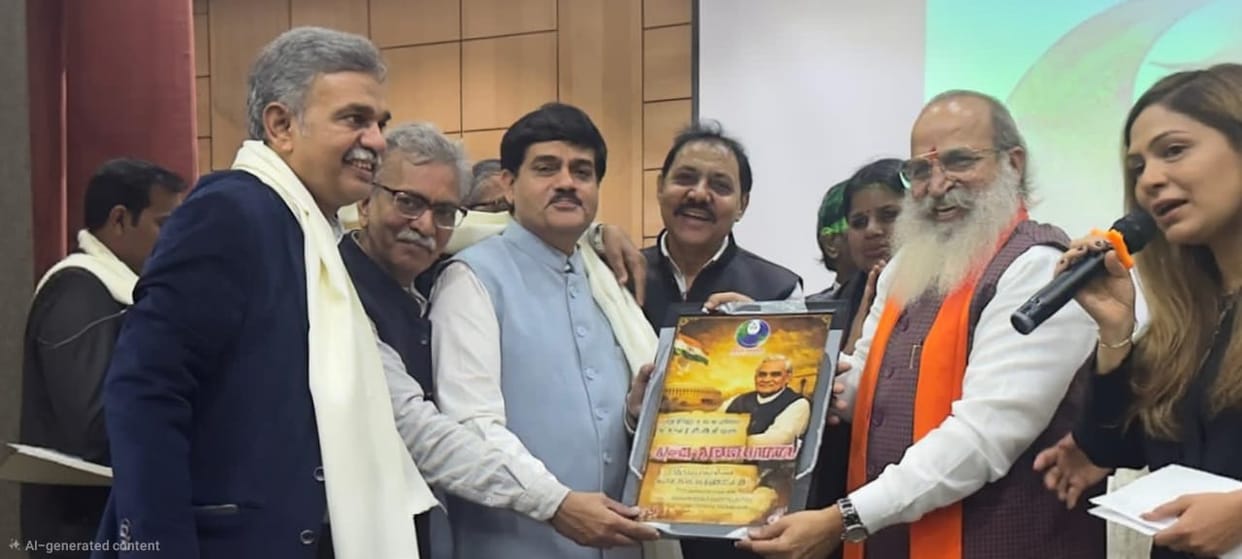 Sanjay Gupta of All India Mathurvaishya Mahasabha was honored
