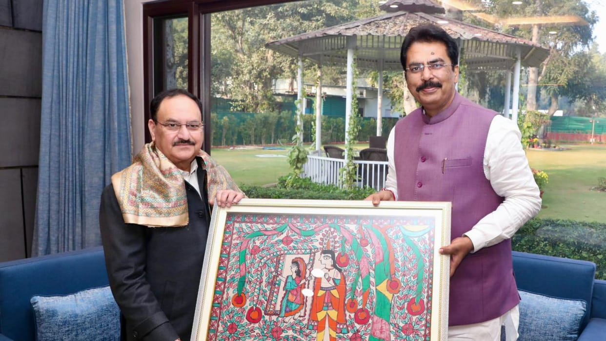 Bihar: Sanjay Sarawgi met with JP Nadda and Amit Shah during his visit to Delhi