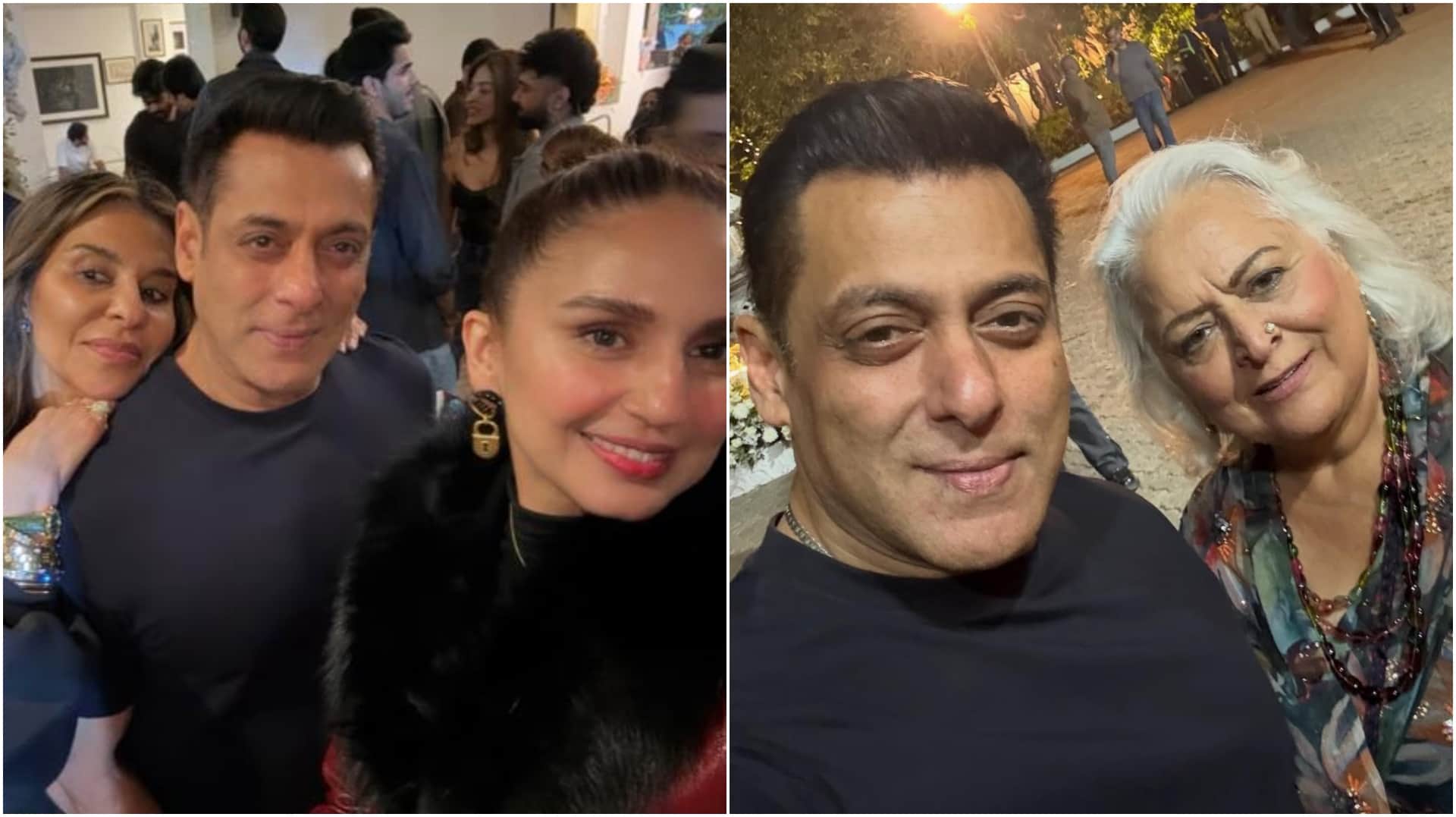 salman khan 60th birthday bash panvel farm house sanjay dutt ms dhoni inside pictures