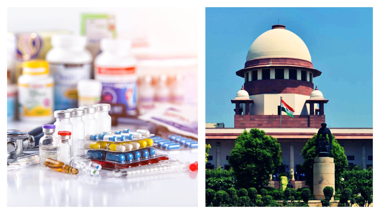 question raised regarding in Supreme Court for drug advertising laws why review of 1954 Act demanded