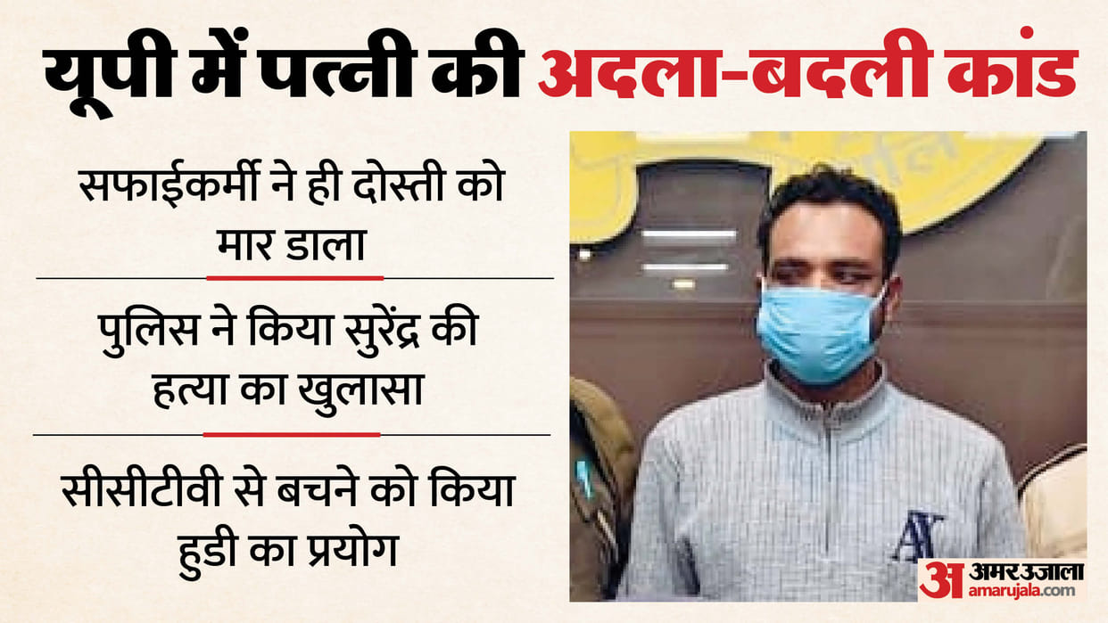 Wife-swapping incident in bijnor UP Sanitation worker murders his friend Surendra also made obscene comments