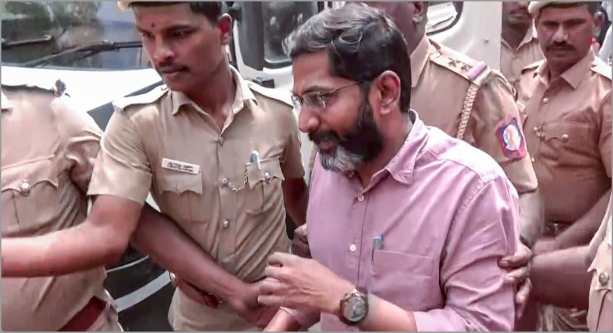 YouTuber 'Savukku' Shankar released from Puzhal prison following interim bail