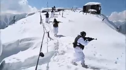 Amidst snow up to three to four feet deep, the morale of the soldiers at the LoC remains high.