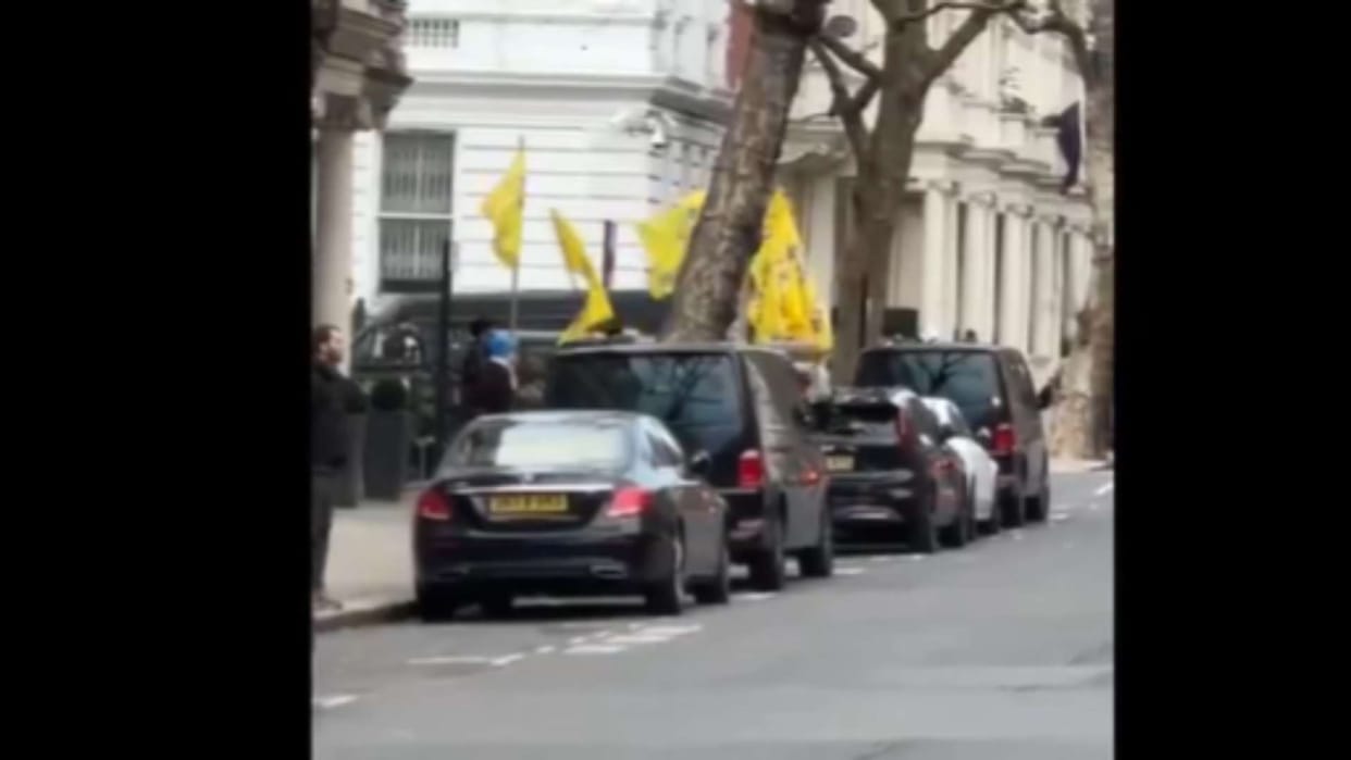 UK Protest outside Bangladesh High Commission against atrocitie Hindus Khalistani supporters create disruption