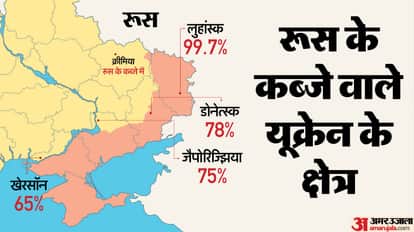 यूक्रेन के सीमाई क्षेत्रों पर लगातार बढ़ा है रूस का कब्जा।