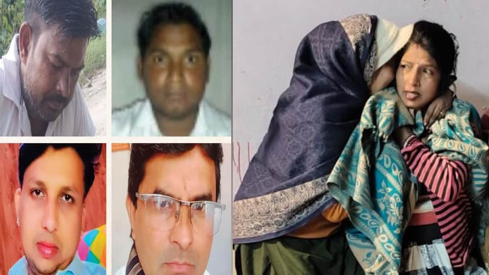 Uncontrolled car crashed into a tree four people killed including two brothers In Saharanpur