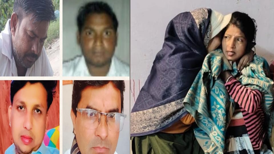 Uncontrolled car crashed into a tree four people killed including two brothers In Saharanpur