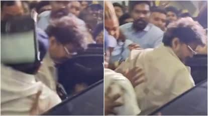 vijay airport incident chennai tvk chief falls return from malaysia