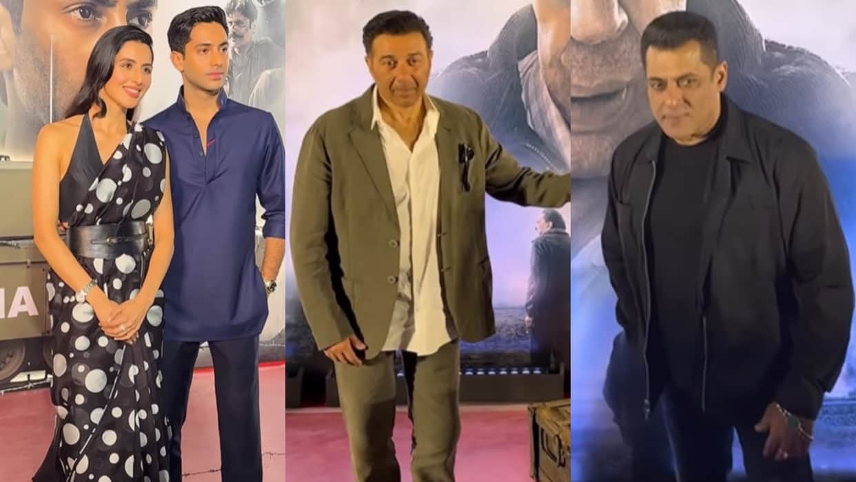 Ikkis Movie screening Attend By Sunny And Bobby Deol To Pay Tribute To Father Dharmendra