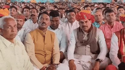Indore News CM Mohan Yadav attends Bhagwat Katha in Chittoada, emphasizes Cow Protection and Sanatan Culture