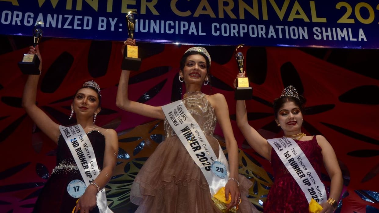 Shimla Winter Carnival 2025 Priyanka from Mandi crowned Miss Winter Queen