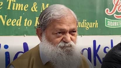 Minister Anil Vij slams congress in Ambala