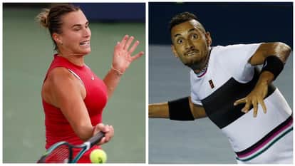 Nick Kyrgios Defeats Aryna Sabalenka in Modified tennis battle Clash charity