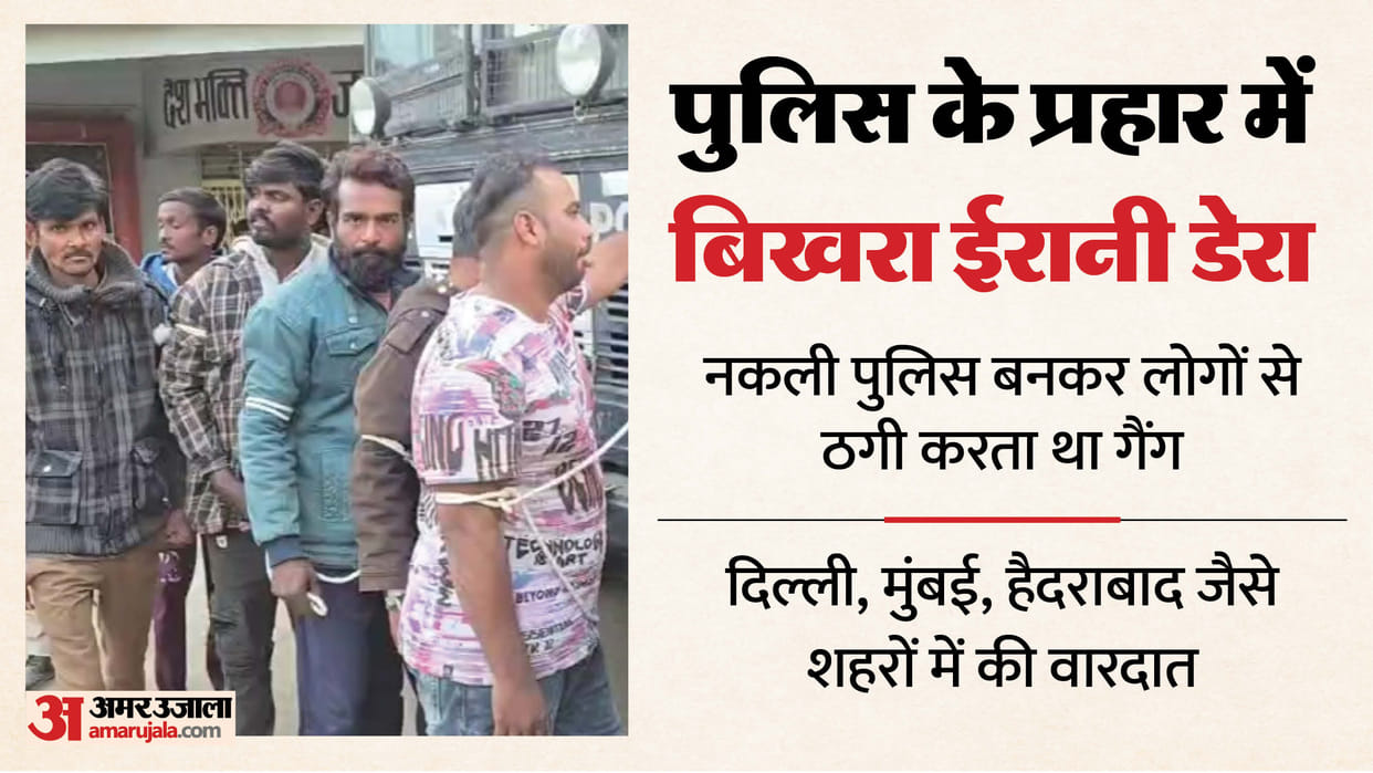Bhopal News: Police raid on Iranian gang's hideout late at night, 34 criminals arrested.
