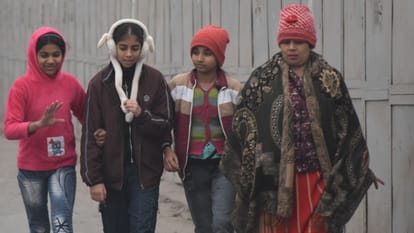 UP Weather: Fog prevailed in Moradabad, cold intensified, making first day of year coldest since 2020