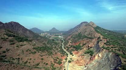 The backbone of the Aravalli mountain range was systematically broken