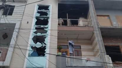 Cylinder blast: Gold jewelry missing; team from gas company arrived from Saharanpur searched the house