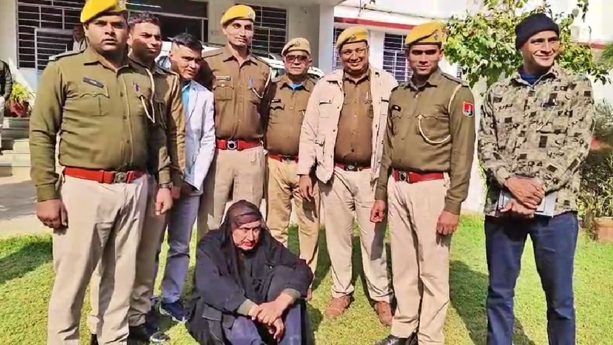 Dholpur News: Accused of raping minor girl arrested from UP, was hiding disguised as woman wearing burqa