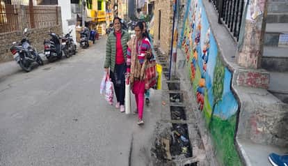 The sanitation system in Almora town is in a deplorable state, with garbage dominating the streets