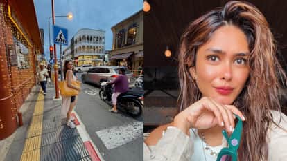 Mrunal Thakur takes break from work went outside for new year celebration pics goes viral