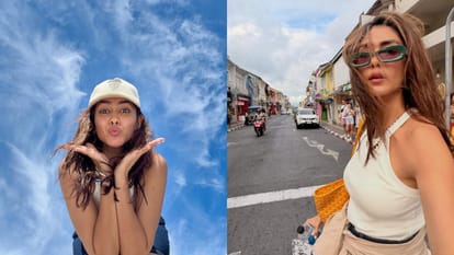 Mrunal Thakur takes break from work went outside for new year celebration pics goes viral