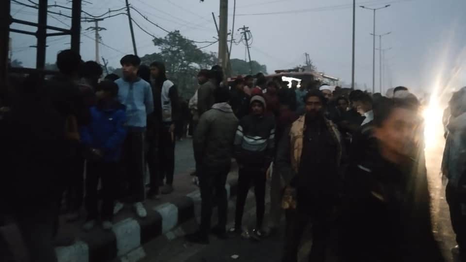 UP News Bolero driver head crushed after being trapped under a truck 22 bones broken