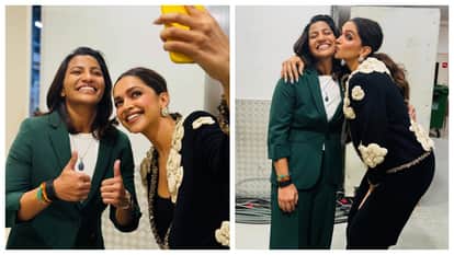 Sneh Rana meets Deepika Padukone cricketer gets a kiss and selfie wrote emotional note