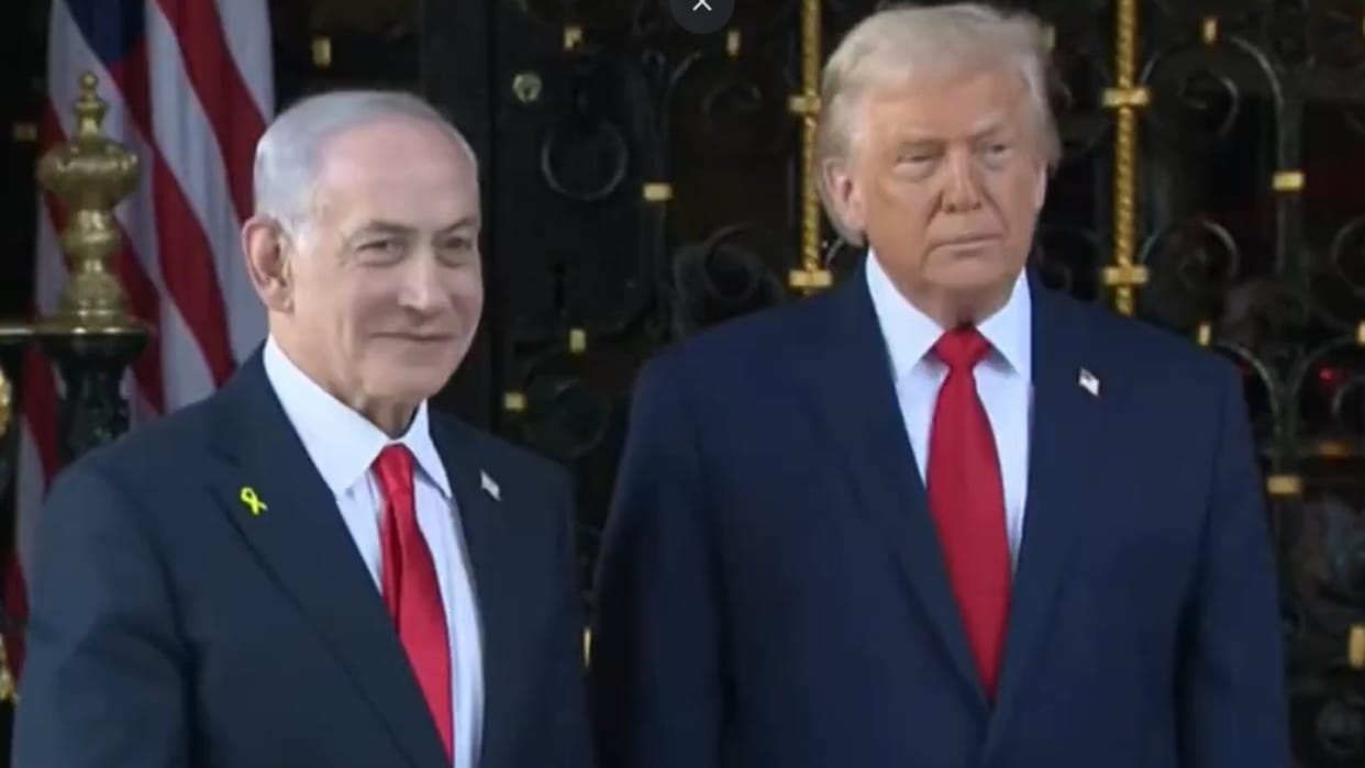 Trump Meets Netanyahu at Mar-a-Lago, Talks Focus on Middle East Crisis and Security