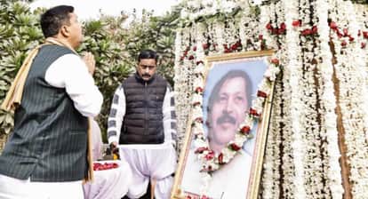 bjp leader nitin nabin remembers father naveen kishore sinha death anniversary