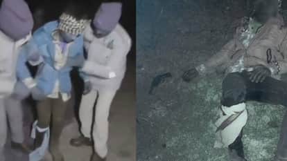 police conducted half-encounter with accused of girl murder In Sultanpur